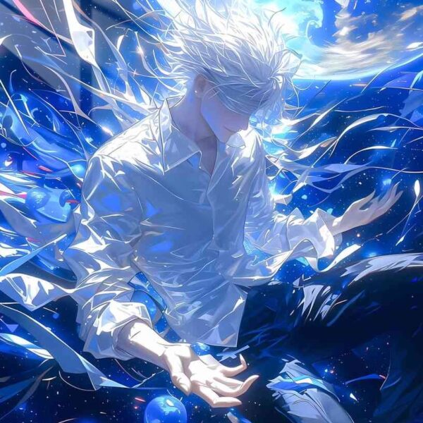 Gojo Cosmic Celestial Blue