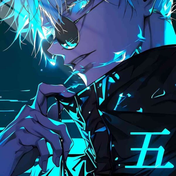Gojo Cyberpunk Blue