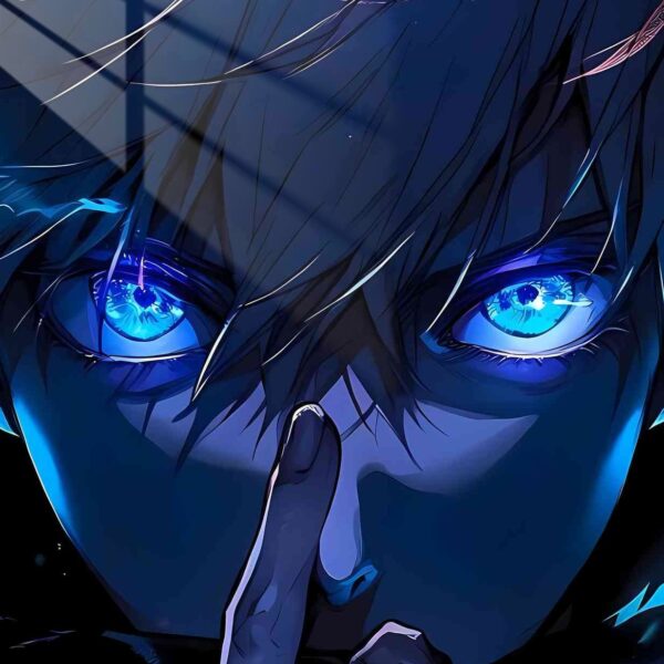 Gojo Intense Gaze Blue