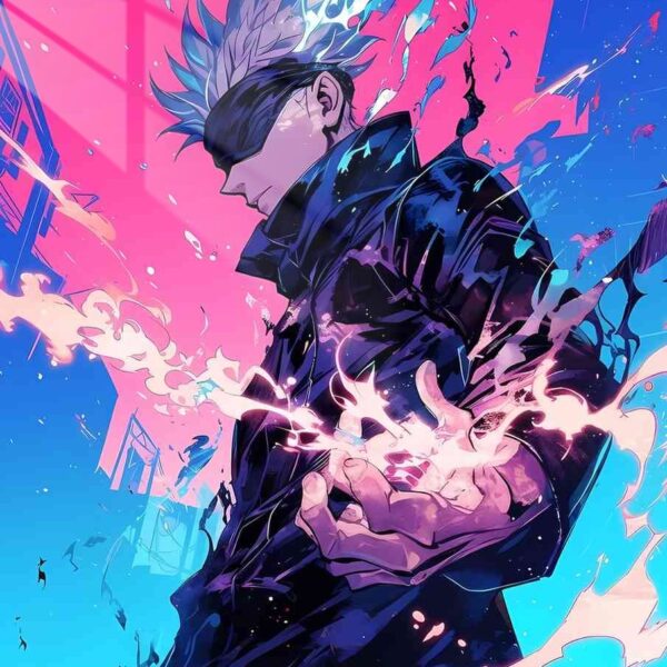 Gojo Satoru Cursed Energy Pink & Blue