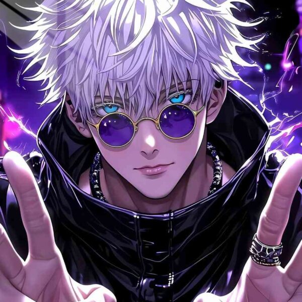 Gojo Satoru Edgy Purple