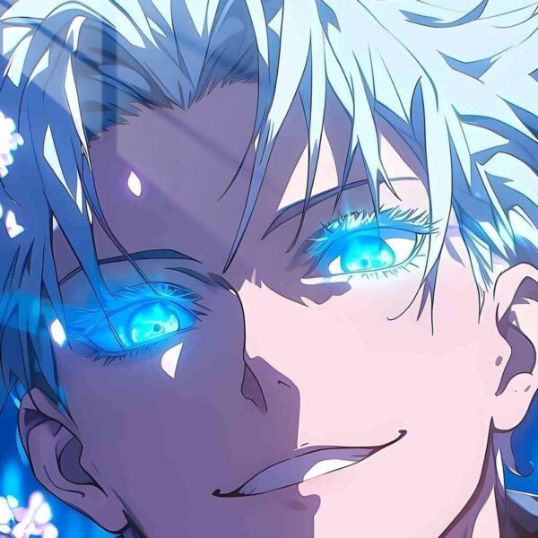 Gojo Satoru Intense Gaze Blue