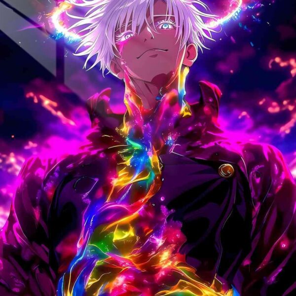 Gojo Satoru Radiant Rainbow