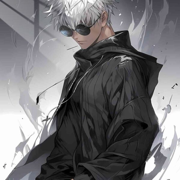 Gojo Satoru Shades Monochrome