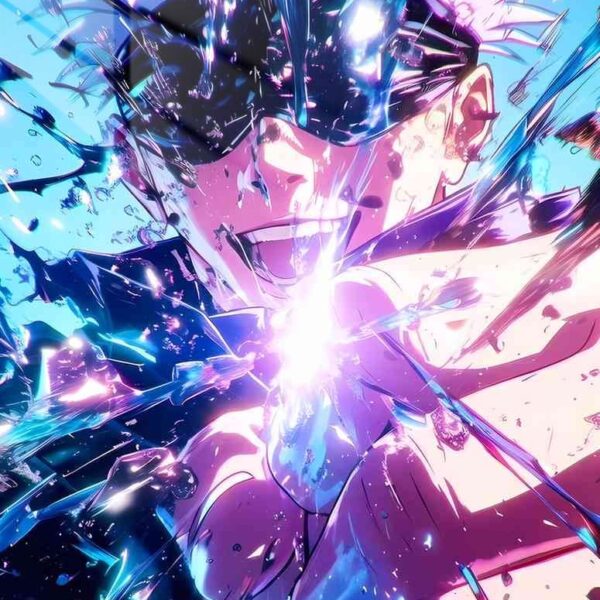 Gojo Satoru Shattered Glass Purple Blue