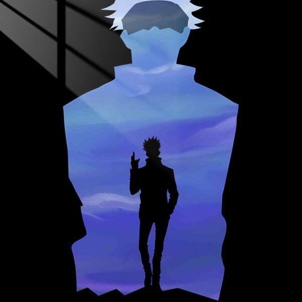 Gojo Silhouette Sky Blue