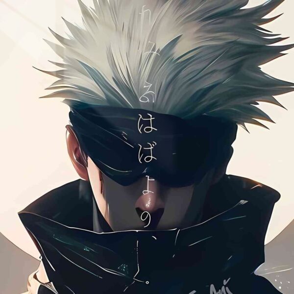 Gojo Spiky Hair Grey