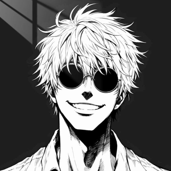 Gojo Sunglasses Black And White