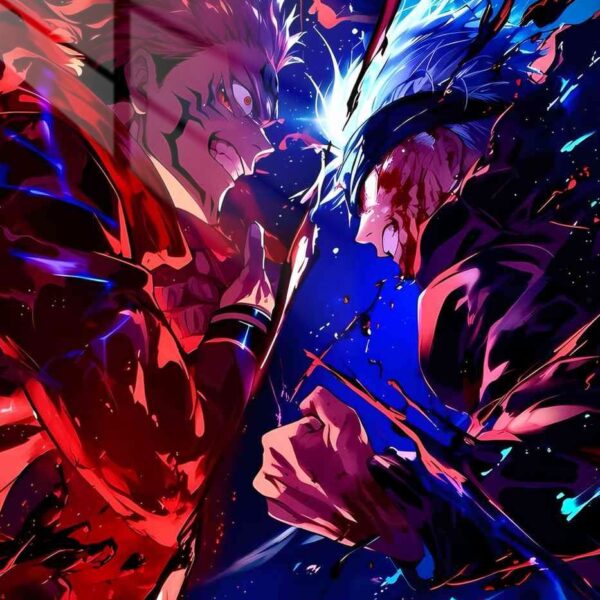 Gojo Vs Sukuna Clash 2 Red & Blue