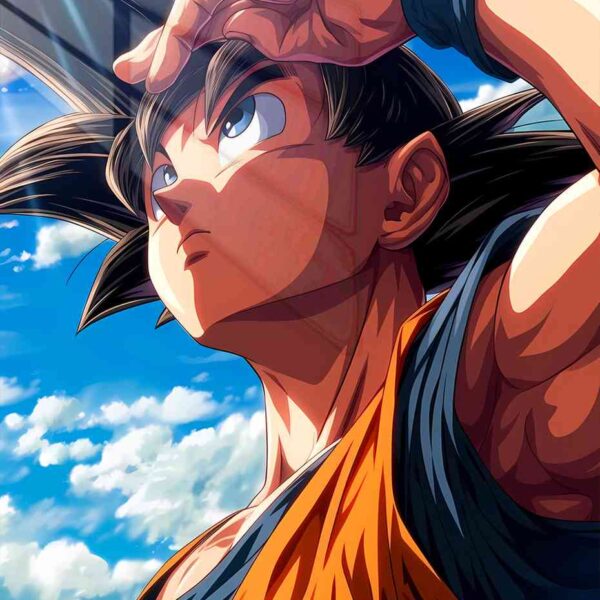 Goku Looking Up