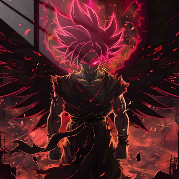 Goku Pink Wings