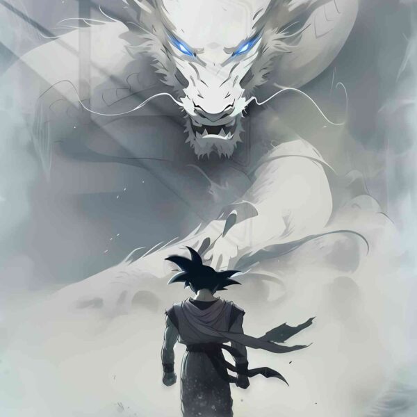 Goku White Dragon Smoke