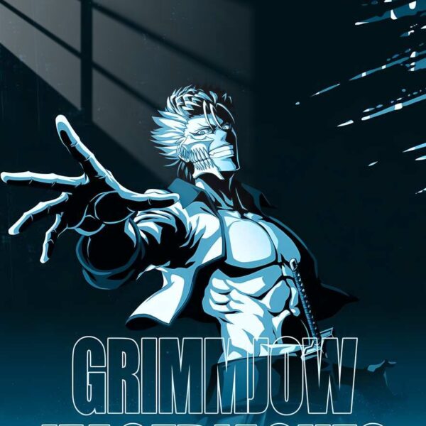 Grimmjow Reaching Strokes Cyan