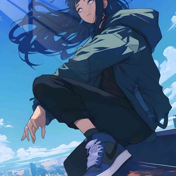 Hinata Modern Cityscape Blue