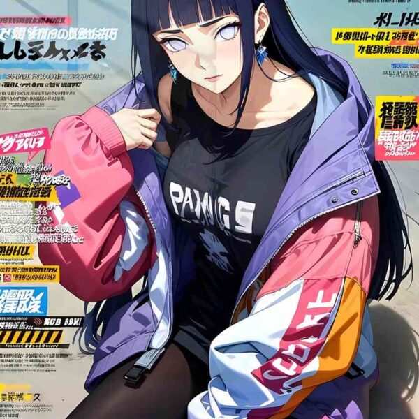 Hinata Modern Jacket Purple, Pink, Orange