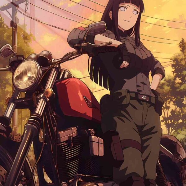 Hinata Motorcycle Sunset Orange