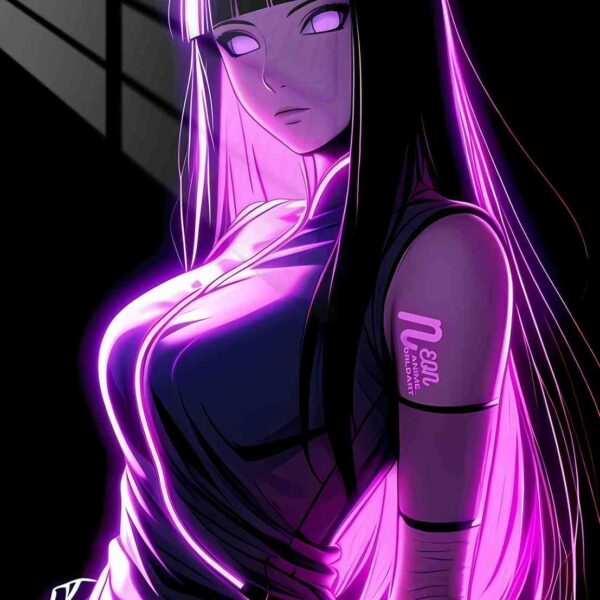 Hinata Neon Glow Purple