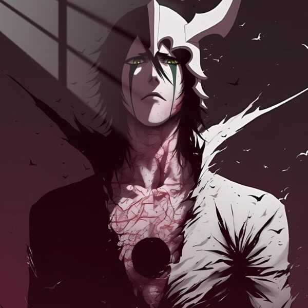 Hollowfied Ulquiorra Dark Maroon