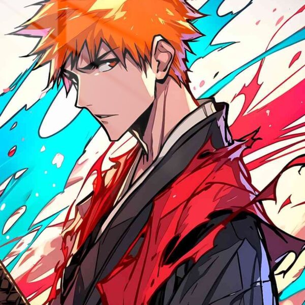 Ichigo Crimson Fury Red & Cyan