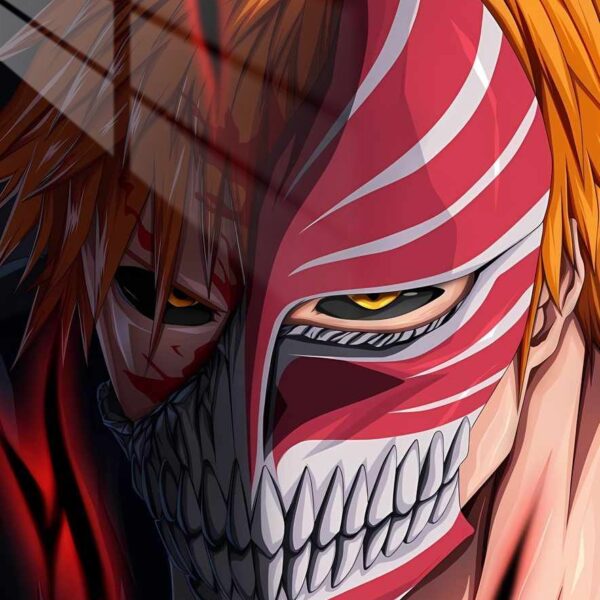 Ichigo Hollow Mask Fiery Red