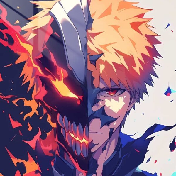 Ichigo Hollowfied Dual Persona Red & Orange