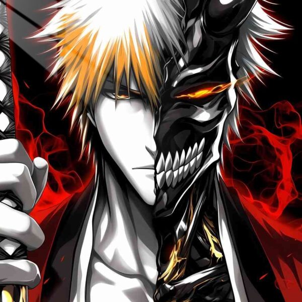 Ichigo Hollowfied Fire Red