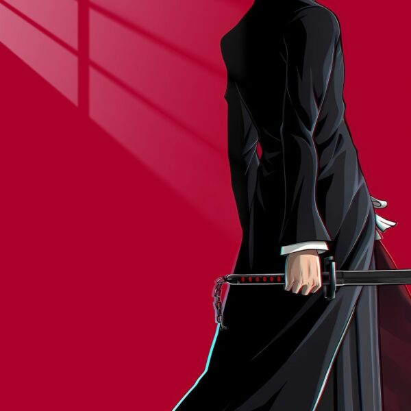 Ichigo Kurosaki Shikai Crimson