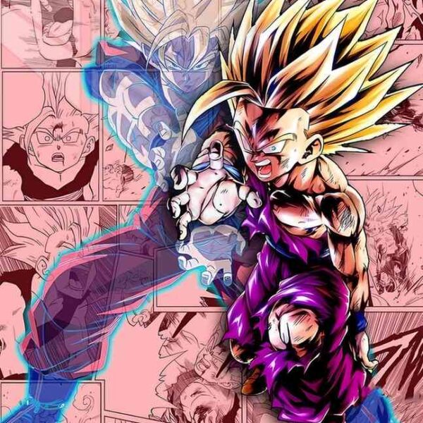Iconic Gohan Pose Manga