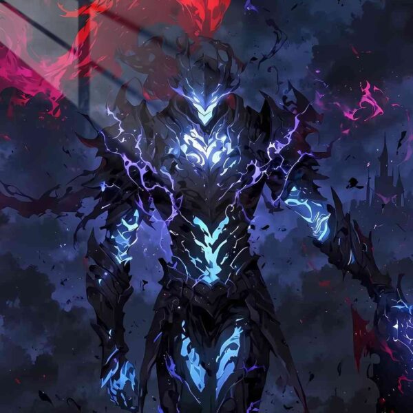 Igris Shadow Monarch Dark Blue & Red