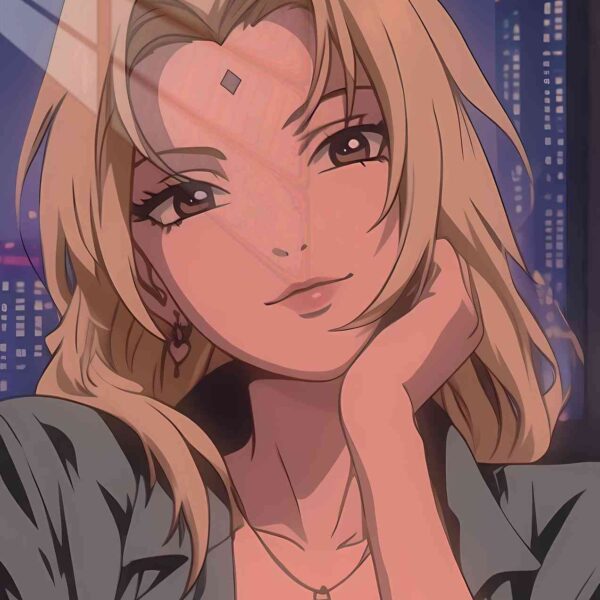 Inari City Nights Anime Pink, Purple