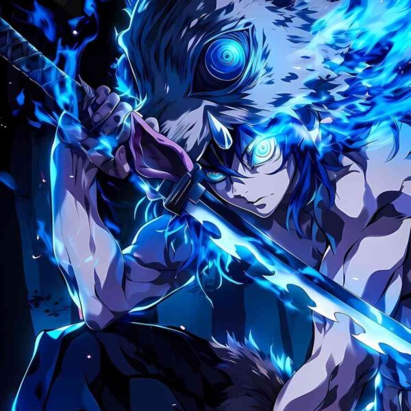 Inosuke Breath Of The Beast Blue Eyes