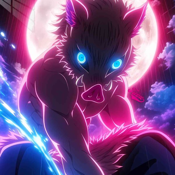 Inosuke Night Bloom Pink, Blue