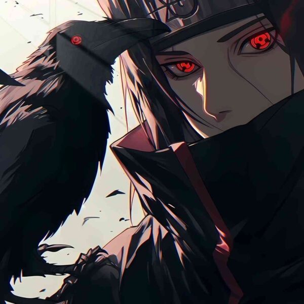 Itachi & Crow Dark Red & Black
