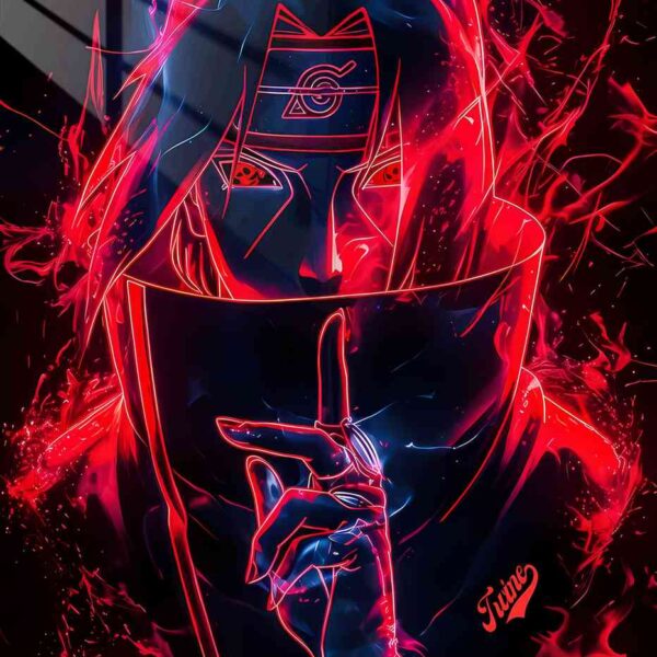 Itachi Neon Flames Red & Blue