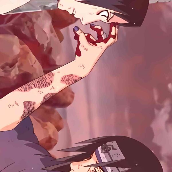 Itachi & Sasuke Blood Reddish Pink