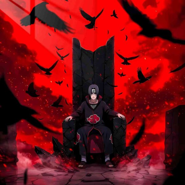 Itachi Throne Of Crows Dark Red