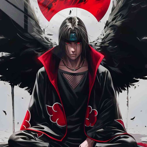 Itachi Uchiha Dark Wings Red & Black
