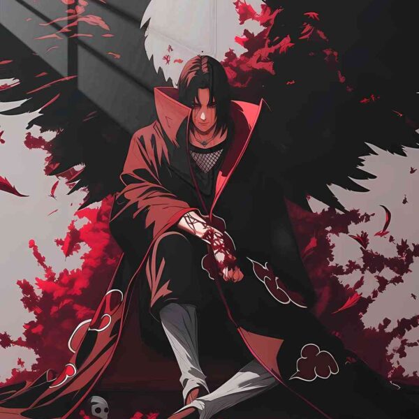 Itachi Wings Of Darkness Red