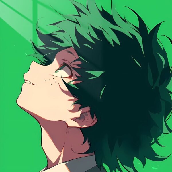 Izuku Green Hair Green