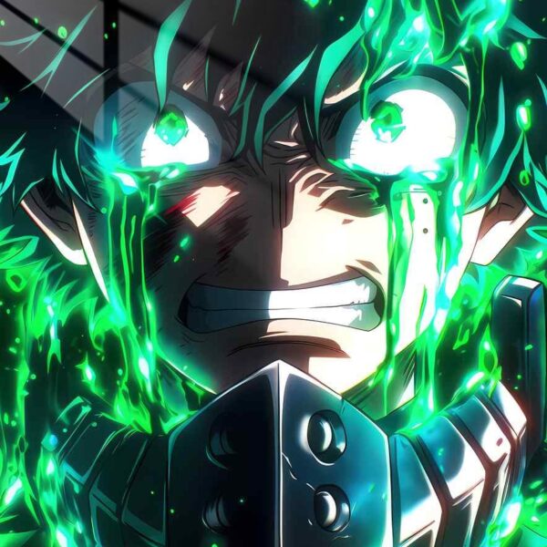 Izuku Green Rage Emerald Green
