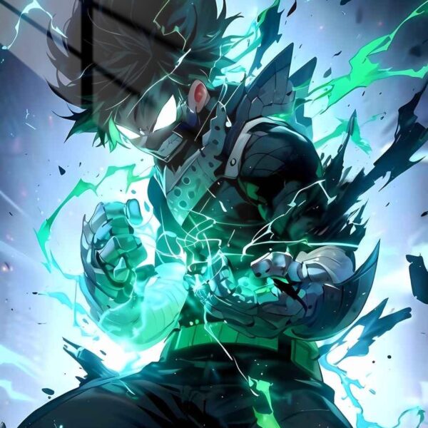 Izuku Midoriya Electric Burst Green & Blue