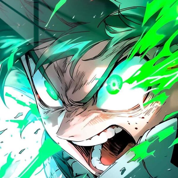 Izuku Midoriya Rage Green
