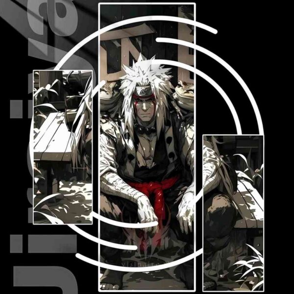 Jiraiya Monochrome Gray