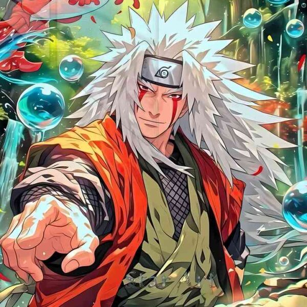 Jiraiya Sage Mode Green, Orange