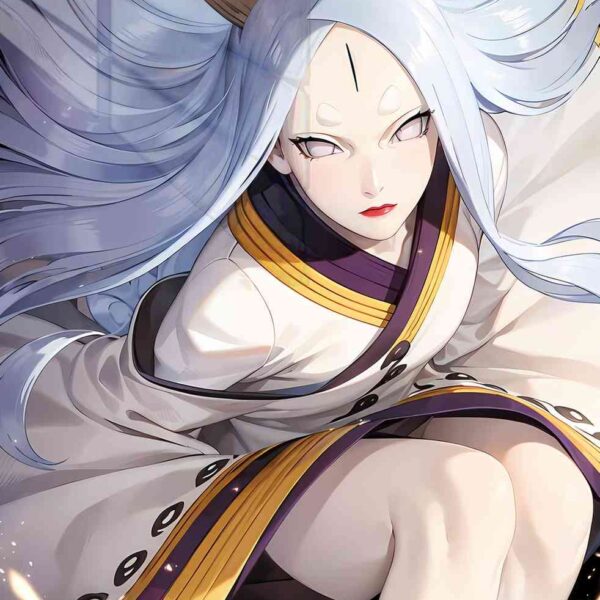 Kaguya Otsutsuki Elegant White & Gold