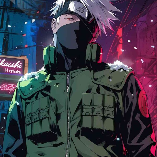 Kakashi Cyberpunk Purple, Green