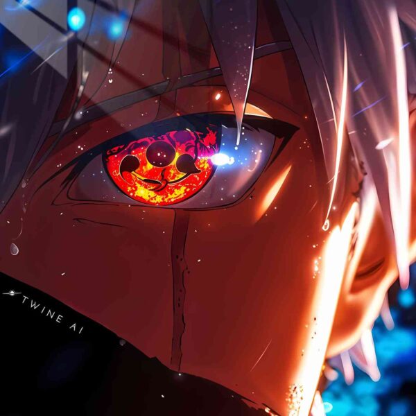 Kakashi Sharingan Fire Red