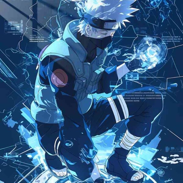 Kakashi Tech Cyberpunk Blue