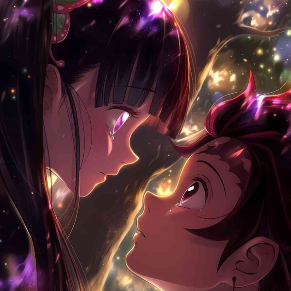 Kamado & Kanae Sparkles Purple, Orange