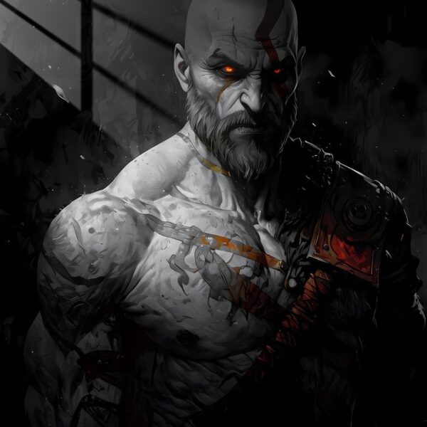 Kratos Dark Fury Grey & Red